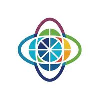 Creative and Elegant Minimalistic Logo Design for Technology and Software Company vector
