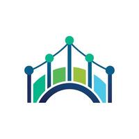 Creative and Elegant Minimalistic Logo Design for Technology and Software Company vector