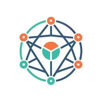 Creative and Elegant Minimalistic Logo Design for Technology and Software Company vector