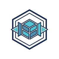 Creative and Elegant Minimalistic Logo Design for Technology and Software Company vector