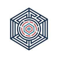Creative and Elegant Minimalistic Logo Design for Technology and Software Company vector