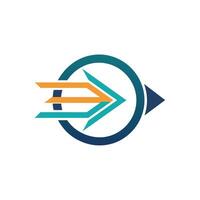 Creative and Elegant Minimalistic Logo Design for Technology and Software Company vector