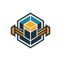 Creative and Elegant Minimalistic Logo Design for Technology and Software Company vector