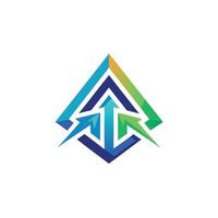 Creative and Elegant Minimalistic Logo Design for Technology and Software Company vector