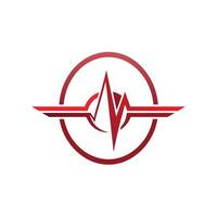 Creative and Elegant Minimalistic Logo Design for Technology and Software Company vector