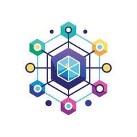 Creative and Elegant Minimalistic Logo Design for Technology and Software Company vector