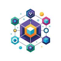 Creative and Elegant Minimalistic Logo Design for Technology and Software Company vector