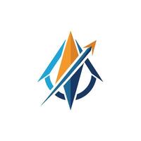 Creative and Elegant Minimalistic Logo Design for Technology and Software Company vector