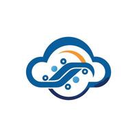 Creative and Elegant Minimalistic Logo Design for Technology and Software Company vector