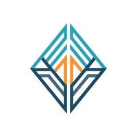 Creative and Elegant Minimalistic Logo Design for Technology and Software Company vector