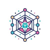 Creative and Elegant Minimalistic Logo Design for Technology and Software Company vector