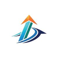 Creative and Elegant Minimalistic Logo Design for Technology and Software Company vector
