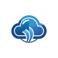 Creative and Elegant Minimalistic Logo Design for Technology and Software Company vector