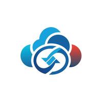 Creative and Elegant Minimalistic Logo Design for Technology and Software Company vector