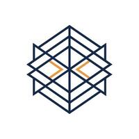 Creative and Elegant Minimalistic Logo Design for Technology and Software Company vector