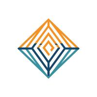 Creative and Elegant Minimalistic Logo Design for Technology and Software Company vector
