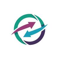 Creative and Elegant Minimalistic Logo Design for Technology and Software Company vector