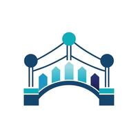 Creative and Elegant Minimalistic Logo Design for Technology and Software Company vector