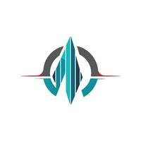 Creative and Elegant Minimalistic Logo Design for Technology and Software Company vector