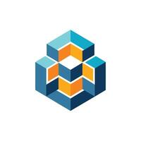 Creative and Elegant Minimalistic Logo Design for Technology and Software Company vector