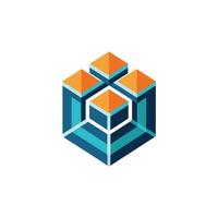 Creative and Elegant Minimalistic Logo Design for Technology and Software Company vector