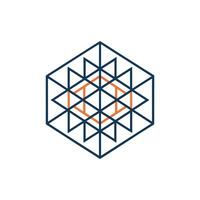 Creative and Elegant Minimalistic Logo Design for Technology and Software Company vector