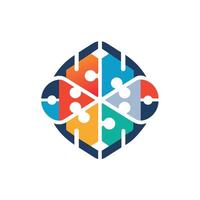 Creative and Elegant Minimalistic Logo Design for Technology and Software Company vector