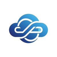Creative and Elegant Minimalistic Logo Design for Technology and Software Company vector