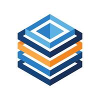 Creative and Elegant Minimalistic Logo Design for Technology and Software Company vector