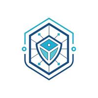 Creative and Elegant Minimalistic Logo Design for Technology and Software Company vector