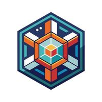 Creative and Elegant Minimalistic Logo Design for Technology and Software Company vector