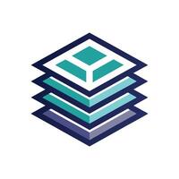 Creative and Elegant Minimalistic Logo Design for Technology and Software Company vector