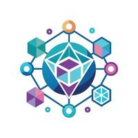 Creative and Elegant Minimalistic Logo Design for Technology and Software Company vector