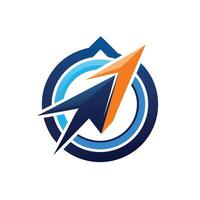 Creative and Elegant Minimalistic Logo Design for Technology and Software Company vector