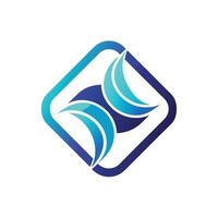 Creative and Elegant Minimalistic Logo Design for Technology and Software Company vector