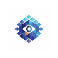 Creative and Elegant Minimalistic Logo Design for Technology and Software Company vector
