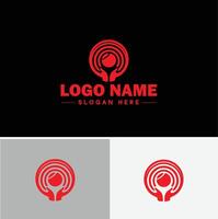 Rainbow logo icon for business app icon cloud natural silhouette rainbow logo template vector