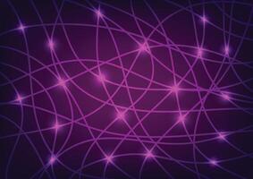 Art abstract random line neon dark background vector