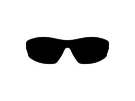 Sun Eye Glasses Silhouette, Front View, Flat Style, can use for Pictogram, Logo Gram, Apps, Art Illustration, Template for Avatar Profile Image, Website, or Graphic Design Element vector