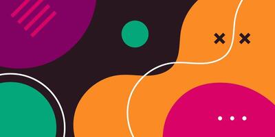 Abstract wave colorful background vector