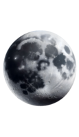 Moon isolated on transparent background png