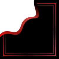 Social media or web post templates, frame border with wave and fluid shape background. online marketing element. e-commerce advertising png