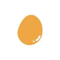 an egg icon on a white background vector