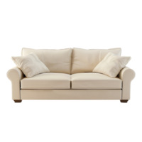A White Couch On A Transparent Background png