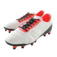 White Soccer Cleats On A Transparent Background png