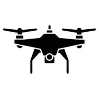 Drone silhouette illustrator vector