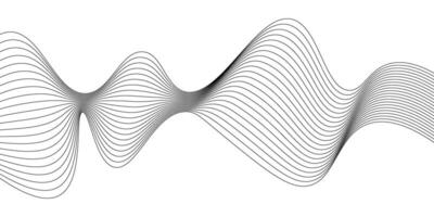 Abstract white background with business wave lines. vector