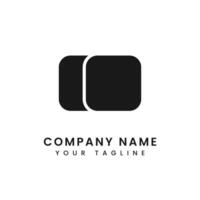 Modern Logo template square designs concept. vector