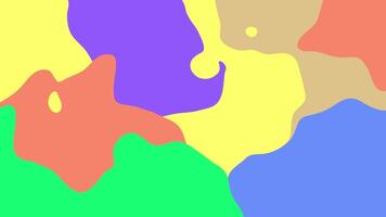 Modern colorful fluid liquid motion graphic animation looped background video