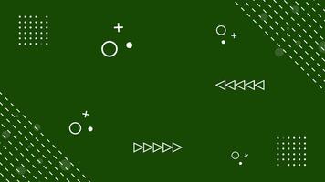 Overlay abstract motion graphic design elements, 2d animation of geometric shapes 4k motion graphic animated on green screen background video